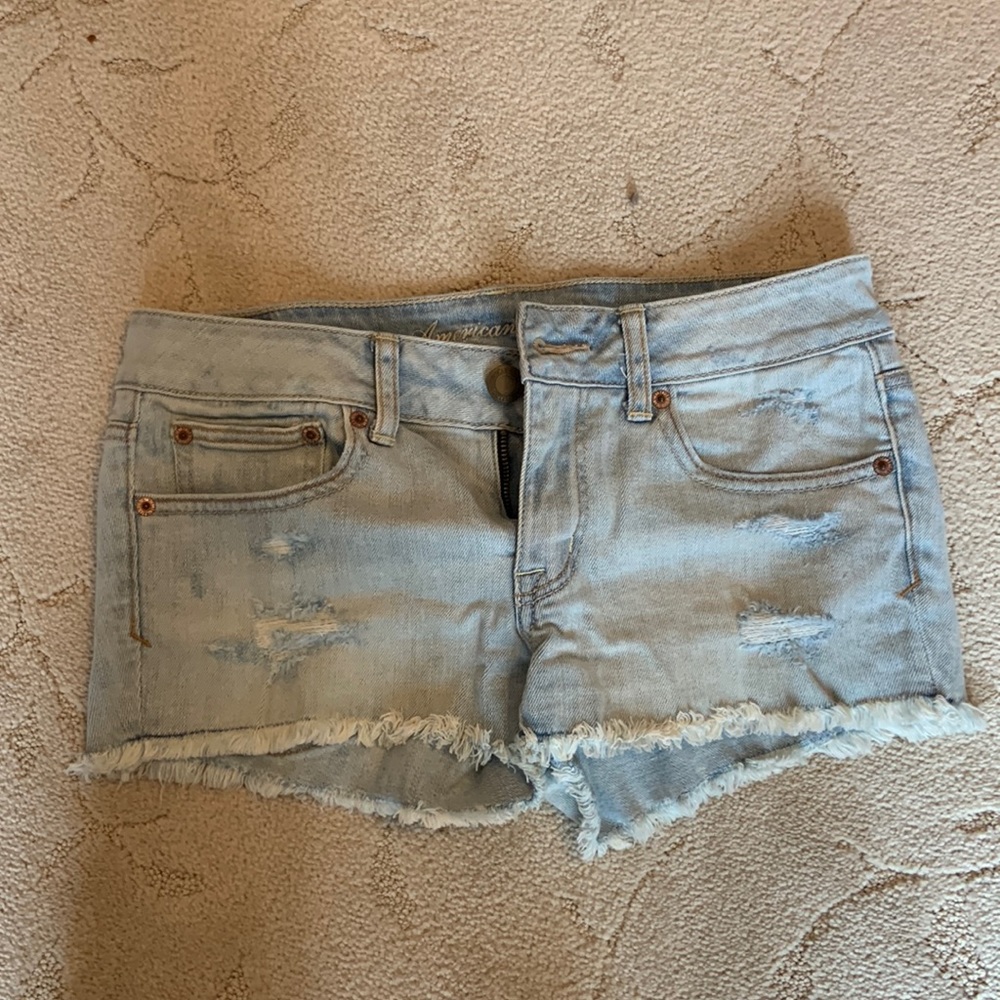 American eagle jean shorts